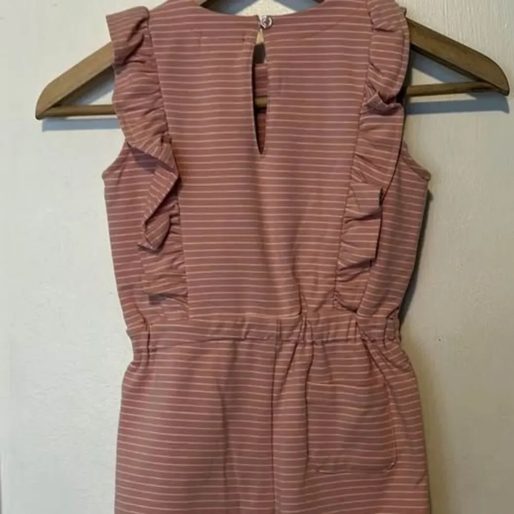 Maison Me Girls Striped Romper size 4y